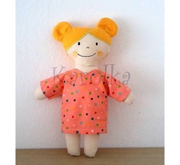 Textilná bábika - Karolka